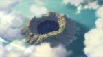  anime_screencap city cloud cloudy_sky highres hole made_in_abyss nature no_humans non-web_source ocean outdoors scenery sky 
