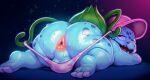  2022 3_toes all_fours alternate_version_at_source anthro anus backsack balls better_version_at_paywall big_butt blue_balls blue_body blue_perineum blue_scales bodily_fluids bulbasaur butt butt_focus claws clothing feet gaping gaping_anus genitals gerkk half-closed_eyes hat headgear headwear huge_butt huge_thighs looking_back looking_up lying male narrowed_eyes nintendo on_front panties perineum pink_clothing pink_hat pink_headwear pink_panties pink_underwear pok&eacute;mon pok&eacute;mon_(species) presenting presenting_hindquarters puffy_anus purple_eyes red_anus scales smile solo striptease sweat teasing thick_thighs toe_claws toes underwear video_games white_claws white_clothing white_panties white_underwear 