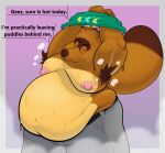  animal_crossing arm_pit bodily_fluids canid canine chub_(disambiguation) hi_res invalid_tag mammal musk nintendo nook overweight pit pits procyonid raccoon raccoon_dog slightly_chubby sweat tanuki tom_(disambiguation) tom_nook_(animal_crossing) tomnook video_games 