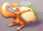  butt conker conker&#039;s_bad_fur_day conker_the_squirrel digestion feet hi_res male paws rareware video_games vore vorephilia 
