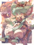  absurd_res ambiguous_gender anthro clothed clothing digital_media_(artwork) dragon fluffy fur green_body green_fur hair hi_res open_mouth paws phiro_(puzzle_and_dragons) puzzle_and_dragons smile solo tagme unknown_artist video_games 