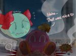 absurd_res after_sex bob-omb bodily_fluids bombette boo_(mario) bow_ribbon clothing cum cum_in_pussy cum_inside cum_on_penis elemental_creature ellipsis english_text female female_penetrated first_person_view footwear genital_fluids genitals ghost green_body group heart_symbol hi_res lady_bow li&#039;l_sparky male male/female male_penetrating male_penetrating_female male_pov mario_bros nintendo not_furry paper_mario penetration penis pink_body pussy sex shoes sphere_creature spirit surjang text vaginal vaginal_penetration watt_(mario) yellow_body