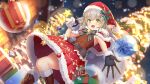  1girl animal_costume animal_ears antlers aurora bag beanie bell belt belt_buckle bikini black_belt black_gloves blonde_hair blush boots bow bowtie box brown_footwear buckle candy candy_cane cape capelet carrying_over_shoulder chimney christmas christmas_lights christmas_ornaments christmas_tree cloak cross-laced_footwear deep_one_kyomu_to_mugen_no_fragment deer_ears dress fake_antlers fake_facial_hair fake_mustache fireplace food fur-trimmed_boots fur-trimmed_cape fur-trimmed_capelet fur-trimmed_cloak fur-trimmed_dress fur-trimmed_gloves fur-trimmed_headwear fur-trimmed_hood fur-trimmed_legwear fur-trimmed_shorts fur-trimmed_skirt fur-trimmed_sleeves fur_trim gift gift_bag gift_box gloves green_bow green_bowtie green_eyes green_ribbon hair_bell hair_ornament hat holding holding_bag holding_gift holding_sack holly hood horns katia_bruntseva knee_boots long_hair looking_at_viewer mayusaki_yuu merry_christmas multicolored_bow neck_bell night non-web_source open_mouth pine_tree pom_pom_(clothes) pom_pom_beanie red_capelet red_dress red_gloves red_skirt reindeer reindeer_antlers reindeer_costume ribbon rooftop sack santa_bikini santa_boots santa_costume santa_dress santa_gloves santa_hat shirt shorts skirt sleeveless smile snow snowflake_print snowflakes snowing snowman solo sparkle star_(symbol) swimsuit tree wreath 