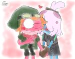  absurd_res amphibia_(series) anthro disney duo female hi_res humanoid maddie_flour male male/female sprig_plantar 