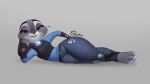  16:9 2022 anthro buckteeth clothed clothing dialogue disney english_text female fur grey_body grey_fur hi_res judy_hopps lagomorph leporid looking_at_viewer mammal multicolored_body multicolored_fur narrowed_eyes purple_eyes qupostuv35 rabbit simple_background smile solo talking_to_viewer teeth text two_tone_body two_tone_fur uniform white_body white_fur widescreen zootopia 