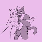  anthro arm_around_partner duo facial_hair felid final_space furniture general_cataloupe genitals hi_res humanoid_genitalia leg_grab looking_down looking_pleasured male male/male male_on_top male_penetrated male_penetrating male_penetrating_male mammal mature_anthro mature_male meltedaisu musclegut muscular muscular_anthro muscular_male mustache on_top pawblo_(meekprey) pec_grasp pecs penetration penis pushing_in raised_leg sex shaded simple_shading sitting_on_penis table ventrexian 