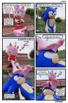  5_toes absurd_res amy_rose anthro comic dialogue duo feet feetymcfoot female foot_fetish foot_focus foot_on_face hi_res humanoid_feet male male/female sega soles sonic_the_hedgehog sonic_the_hedgehog_(series) speech_bubble toes 