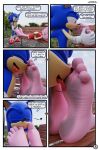  3d_(artwork) 5_toes absurd_res amy_rose anthro barefoot comic dialogue digital_media_(artwork) dirty_feet duo feet feetymcfoot female foot_fetish foot_focus foot_in_mouth foot_lick foot_play foot_suck hi_res humanoid_feet licking male male/female sega soles sonic_the_hedgehog sonic_the_hedgehog_(series) speech_bubble sucking toe_in_mouth toe_suck toes tongue tongue_out 