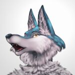  anthro canid canine canis countershading female fur hikaruthewolf illumination_entertainment mammal open_mouth porsha_crystal portrait sing_(movie) sing_2 solo white_body white_fur wolf yellow_eyes 