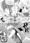  1girl bad_id bad_pixiv_id comic couple greyscale hetero kaito meiko monochrome nez-doll partially_translated translation_request vocaloid 