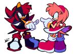  amy_rose angry anthro artificial_lifeform black_boots black_clothing black_footwear boots clothing duo eulipotyphlan female female/female footwear gesture hedgehog invalid_tag kirby_stardream mammal pink_boots pink_clothing pink_footwear pointing red_boots red_clothing red_footwear sega shadow_amy shadow_the_hedgehog sonic_the_hedgehog_(series) 