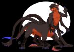  circle displacer_beast looking_back male multi_arm multi_limb oukaarts solo standing taur tentacles 
