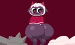  :3 ambiguous_gender anthro big_butt bottomless bovid bowing butt caprine cloak clothed clothing cult_of_the_lamb digital_media_(artwork) fur green_body grey_body group hi_res horn huge_butt lamb_(cult_of_the_lamb) looking_back lying mammal on_front pixel_(artwork) sheep smile spinneborg thick_thighs trio white_body white_fur white_wool wide_hips wool_(fur) 