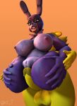  3d_(artwork) animatronic anthro big_breasts big_butt bonnie_(fnaf) breasts butt digital_media_(artwork) duo female female/female five_nights_at_freddy&#039;s fredina&#039;s_nightclub genitals golden_fredina_(cally3d) gradient_background gvz_7 gynomorph hi_res intersex machine penetration penile penile_penetration penis_in_pussy pussy robot scottgames simple_background source_filmmaker vaginal vaginal_penetration video_games 