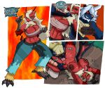  abstract_background akujin_the_oni_samurott alpha_channel anthro armor asian_clothing asphyxiation bandaged_chest blaziken bouncing_breasts bound breasts choking claws clothing dialogue diamond_grenadier duo east_asian_clothing female forced hand_on_hip hand_on_leg hand_on_neck hands_tied hi_res hisuian_form hisuian_samurott instant_loss_2koma japanese_clothing karate_belt karate_pants male male/female melee_weapon meme nintendo pok&eacute;mon pok&eacute;mon_(species) pok&eacute;morph red_eyes regional_form_(pok&eacute;mon) samurott sex shiny_pok&eacute;mon speech_bubble sword sword_in_ground talon_hands talons tongue tongue_out vaginal video_games weapon 