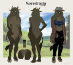  absurd_res anthro blizzard_entertainment bovid bovine breasts butt clothing eleacat eyewear female forest forest_background genitals glasses hair hi_res hipster horn mammal moredrasia nature nature_background nipples nude plant pussy simple_background smile solo tauren tree video_games warcraft 
