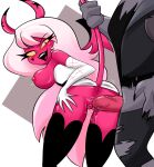  &lt;3 anthro anus bat_wings big_breasts big_penis black_lips black_lipstick bodily_fluids breasts butt butt_grab canid canid_demon canine claws clothed clothing demon doggystyle duo faceless_character faceless_male fangs female female_focus female_penetrated from_behind_position fur genital_fluids genitals gloves grey_body grey_fur hair hand_on_butt handwear hellhound helluva_boss hi_res high_boots humanoid humanoid_on_anthro lips lipstick long_hair looking_pleasured makeup male male/female mammal membrane_(anatomy) membranous_wings nipples open_mouth penetration penis pink_hair pussy_juice raised_tail red_body red_eyes sex side_boob size_difference smile succubus tail_pull tongue torn_clothing vaginal vaginal_penetration verosika_mayday_(helluva_boss) vortex_(helluva_boss) wings yaneharpyerotic yellow_sclera 
