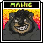  animated anthro bearwithabroom eyewear facial_hair glasses grin low_res male mammal omori_(game) smile solo steve_jovonovich ursid 