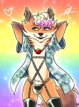  anthro canid canine clothing fox hi_res jockstrap male male/male mammal raymondfoxxx solo underwear 