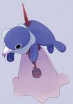  ._. animal_focus animon_(evolved_ditto) black_eyes bleeding blood blue_background boke-chan commentary_request corpse death empty_eyes fangs full_body impaled no_humans nosebleed on_head open_mouth pokemon pokemon_(creature) pokemon_on_head popplio simple_background 