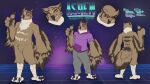  absurd_res avian bird clothing hi_res invalid_background mendobear model_sheet owl 