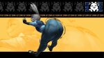 absurd_res anthro bent_over big_butt bouncing_butt brothersmiler bubble_butt butt clothing disney female hi_res huge_butt judy_hopps lagomorph leporid looking_at_viewer looking_back mammal motion_lines policewoman purple_eyes rabbit shaking_butt smile smug solo thick_thighs twerking wide_hips zootopia 