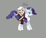  andres_manuel_lopez_obrador duo equid equine female friendship_is_magic grey_background hair hasbro horse human male male/female mammal mexican mexico my_little_pony politics pony president rarity_(mlp) simple_background spanish_text text tongue tongue_out white_body white_hair 