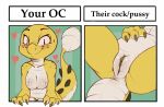  absurd_res anthro anus atane27 butt female genitals hi_res lizard lulu_(atane27) multiple_poses nipples nude pose pussy reptile scalie solo your_oc_their_cock/pussy 