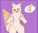  anonymous_artist anthro breasts dessert domestic_cat felid feline felis female female/female food fur humanoid ice_cream mammal roblox solo sprinklekit_(kaiju_paradise) thick_thighs 