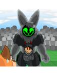  ambiguous_gender animated bodily_fluids canid canine crossed_arms crowd darli_buni dialogue fox group horn human hybrid lagomorph leporid looking_scared machine male mammal missing_leg muscular protogen rabbit roblox robloxian scared sewn_mouth sweat sweatdrop threatening 