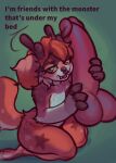  anthro antlers bedroom_eyes big_dildo blep canid canine canis cervid cheek_tuft diadorin dialogue dialogue_box dildo domestic_dog elbow_tuft eyelashes facial_piercing facial_tuft fangs female fluffy_ears fur green_background hair half-closed_eyes hi_res horn huge_dildo hybrid kneeling long_fangs mammal narrowed_eyes nose_piercing nose_ring nude open_mouth open_smile piercing pink_dildo pink_hair red_hair ring_piercing seductive sex_toy shoulder_tuft simple_background smile smirk smug smug_face solo star_marking thick_thighs tongue tongue_out tuft white_body white_fur wide_hips 
