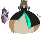  anthro belly big_belly canid canine duo female female_pred hi_res internal larger_male male mammal monarchyvore raccoon_dog reptile scalie size_difference smaller_female snake tagme tanuki vore xray_view yuuki_(monarchyvore) 