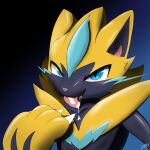  hi_res legendary_pok&eacute;mon male nintendo pok&eacute;mon pok&eacute;mon_(species) rokusuke solo video_games zeraora 