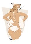 anthro big_breasts breasts brown_body brown_fur brown_hair buckteeth butt deer dullvivid female fiona_fawnbags_(dullvivid) fur hair half-closed_eyes heart_symbol hi_res huge_breasts long_hair looking_at_viewer looking_back looking_back_at_viewer mammal markings narrowed_eyes new_world_deer sagging_breasts seductive side_boob smile smirk smug smug_face smug_grin solo spots spotted_body spotted_fur spotted_markings teeth white-tailed_deer white_body white_fur white_spots