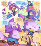 anthro bat belly belly_overhang belly_play belly_rolls big_belly blush bodily_fluids bubble canid canine canis clothed clothing duo fat_rolls feederism fit_to_fat halloween hand_on_belly hand_on_chest hi_res holidays ill_fitting_clothing love_handles male mammal midriff muffin_top open_mouth overweight overweight_male pawpads pecs seachomps size_difference sleeping slightly_chubby snot snot_bubble stuffing tail tail_motion tailwag tape_measure teasing topless topless_male weight_gain wolf