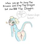anthro big_butt big_eyes blonde_eyebrows blush bubble_butt butt cute_fangs dragon dragon_horn english_text eyebrows fangs female fire flat_chested flirting genitals glistening glistening_body glistening_skin green_eyes horn inviting light_body light_skin mammal mythological_creature mythological_scalie mythology only_the_best presenting protruding_teeth pussy raised_tail roleplay scalie seducing_viewer skin_pattern skinny smile snout solo speech_bubble spines tail teal_body teal_skin teeth text thick_thighs warmblooded yellow_horn