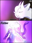  al_gx anthro attack attacked black_border border casual_nudity cave clothed clothing comic curvy_figure dialogue english_text fan_character female fight freckles generation_1_pokemon hair hi_res horn legendary_pok&eacute;mon mammal mega_evolution mega_mewtwo mega_mewtwo_y megan_(al_gx) mewtwo nintendo pok&eacute;mon pok&eacute;mon_(species) purple_body red_eyes rubber rubber_clothing rubber_suit short_hair solo story text thick_thighs video_games white_hair wide_hips 
