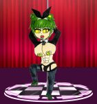  beard bunny_costume clothing costume dancing dreadbear_(fnaf) facial_hair fake_ears fake_rabbit_ears five_nights_at_freddy&#039;s five_nights_at_freddy&#039;s_vr:help_wanted hi_res human male mammal pole pole_dancing scottgames solo video_games yuuki_momofox_(artist) 