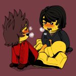  cole_(ninjago) human kai_(ninjago) lego male male/male mammal ninjago shimotsuki_kitsune 