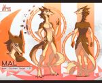  2020 abstract_background absurd_res anthro brown_body brown_ears brown_fur brown_pawpads brown_tail brown_tongue crotch_tuft dated digitigrade elbow_tuft eyelashes featureless_crotch front_view fur grey_eyes hi_res leg_tuft mal_(rihkter) male model_sheet neck_tuft open_mouth pawpads pupils rear_view sergal shoulder_tuft slit_pupils solo tan_body tan_fur tan_tail tan_tail_tuft tongue tuft vinyanko 