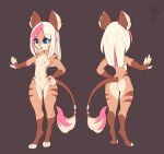  absurd_res felid female hi_res hybrid kemono liger lion mammal model_sheet nude pantherine vixen_labs 