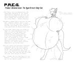  2021 absurd_res anthro big_breasts bodysuit breasts clothing daihara_bakunyu digital_drawing_(artwork) digital_media_(artwork) digitigrade dragon english_text female hair hand_on_breast hi_res holding_breast huge_breasts hyper hyper_breasts hyper_pregnancy keinga leaking line_art looking_at_self monochrome neck_ring nipple_outline open_mouth p.r.e.g. painting pregnant pregnant_female scalie shaking skinsuit solo sound_effects standing text thick_tail tight_clothing visor 