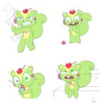  &lt;3 2022 apple big_tail buckteeth candy candy_apple candy_cane clapping dessert digital_media_(artwork) food green_body green_eyes happy_tree_friends heart_nose licking lollipop male mammal nutty_(htf) open_mouth rodent sciurid semi-anthro simple_background solo teeth tongue tongue_out tree_squirrel white_background x-zeeko-x 