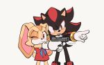  aiming_weapon clothing cream_the_rabbit dress duo eulipotyphlan female gesture gun hedgehog kiikoi11 lagomorph leporid male mammal pointing practice rabbit ranged_weapon sega shadow_the_hedgehog sonic_the_hedgehog_(series) teaching teaching_gun_safety training weapon young 