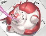  &lt;3 &lt;3_eyes bodily_fluids claws drinking expansion female generation_3_pokemon inside latias legendary_pok&eacute;mon liquid morbidly_obese morbidly_obese_female nintendo obese obese_female oruka0827 overweight overweight_female pok&eacute;mon pokemon_(species) red_body solo sweat tube video_games weight_gain wings 