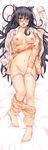  animal_ears bad_id bad_pixiv_id bakemonogatari barefoot black_hair blush breasts cat_ears dakimakura feet fujioka_toki full_body glasses hanekawa_tsubasa highres large_breasts legs long_hair lying monogatari_(series) navel nekomonogatari nipples open_clothes open_shirt pajamas panties partially_visible_vulva pussy shirt solo underwear 