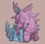 2024 all_fours anus backsack balls belly blue_body blush bodily_fluids butt doggystyle drooling duo erection eyes_closed female female_on_feral female_penetrated feral feral_on_feral feral_penetrated feral_penetrating feral_penetrating_female feral_penetrating_feral from_behind_position generation_1_pokemon genital_fluids genitals hi_res intraspecies male male/female male_on_feral male_penetrating male_penetrating_female male_penetrating_feral nidorina nidorino nintendo open_mouth penetration penis pokemon pokemon_(species) purple_body rear_view saliva sex spikes spikes_(anatomy) storagepc sweat vaginal watermark