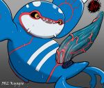 animal_genitalia anus big_penis blue_body blue_penis cetacean dark_anus digital_media_(artwork) dripping erection feral generation_3_pokemon genitals hi_res huge_penis kyogre legendary_pokemon male mammal marine nintendo on_model open_mouth penis pokemon pokemon_(species) puffy_anus rapistwerewolf simple_background solo tail tapering_penis toothed_whale vein veiny_penis wet yellow_eyes