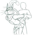 2025 anal anal_penetration anthro arm_grab balls bent_over big_penis blush bodily_fluids bottomwear bouncing_penis bow_ribbon breath cattus_the_one_blade clothed clothing crossdressing cum cum_while_penetrated domestic_cat duo erection eye_roll faceless_character faceless_male felid feline felis femboy from_behind_position gem genital_fluids genitals hi_res holding_arm human looking_pleasured male male/male mammal mighty_magiswords monochrome motion_lines musk musk_clouds penetration penis penis_under_skirt redout sailor_uniform scarf sex skirt sweat whiskers