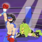 1:1 2025 accessory afrosoricid anthro ballboxing black_eye_(injury) blood bodily_fluids boxing boxing_gloves bruised butt clothing cock_sheath countershade_face countershading digital_media_(artwork) duo erection erection_under_clothing eulipotyphlan fellowthewulf female fight fighting_ring genital_fluids genital_outline genitals gynomorph gynomorph/male hair hair_accessory hair_tie handwear headgear hedgehog hi_res idw_publishing intersex intersex/male leather leather_clothing leather_headgear male male/female mammal penis_clothing precum sega sonic_the_hedgehog sonic_the_hedgehog_(comics) sonic_the_hedgehog_(idw) sonic_the_hedgehog_(series) sport surge_the_tenrec tenrec thong tied_hair topwear tube_top underwear
